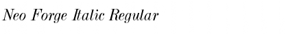 Download Neo Forge Italic Font