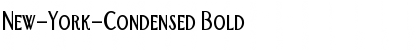 New-York-Condensed Bold Font