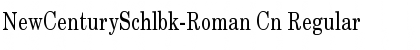 NewCenturySchlbk-Roman Cn Regular Font
