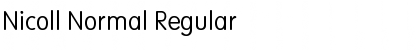 Download Nicoll Normal Font Download Nicoll Normal Font