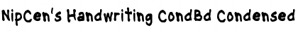 Download NipCen's Handwriting CondBd Font
