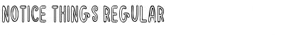 Download Notice Things Font Download Notice Things Font