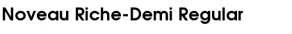 Download Noveau Riche-Demi Font Download Noveau Riche-Demi Font