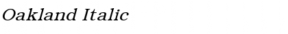Download Oakland Font