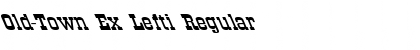 Download Old-Town Ex Lefti Font