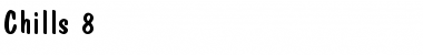 Chills 8 Font