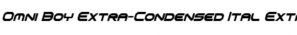 Download Omni Boy Extra-Condensed Ital Font