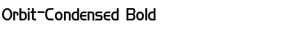 Download Orbit-Condensed Font