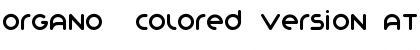 Organo (colored version at: logomagazin.com/organo-font) Font