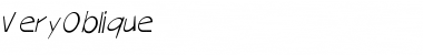 Download VeryOblique Font Download VeryOblique Font