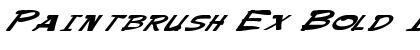 Download Paintbrush Ex Bold Italic Font Download Paintbrush Ex Bold Italic Font