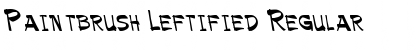 Download Paintbrush Leftified Font Download Paintbrush Leftified Font