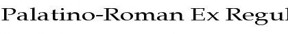 Download Palatino-Roman Ex Font Download Palatino-Roman Ex Font