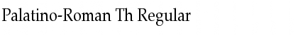 Download Palatino-Roman Th Font Download Palatino-Roman Th Font