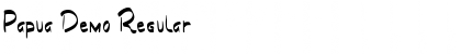 Download Papua Demo Font Download Papua Demo Font