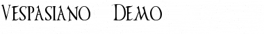 Vespasiano Demo Regular Font