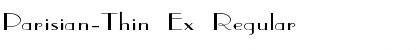 Parisian-Thin Ex Regular Font