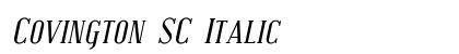 Covington SC Italic preview