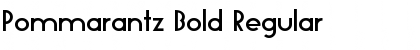 Pommarantz Bold Regular Font