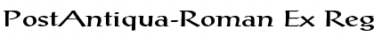 Download PostAntiqua-Roman Ex Font