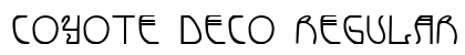 Coyote Deco Regular preview