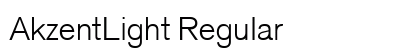 AkzentLight Regular