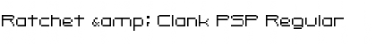 Ratchet & Clank PSP Font