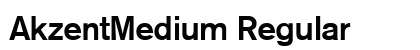 AkzentMedium Regular