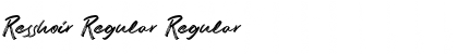 Download Resshoir Regular Font Download Resshoir Regular Font