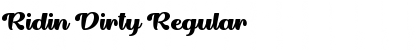 Download Ridin Dirty Font Download Ridin Dirty Font
