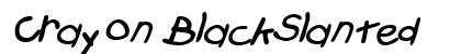 Crayon BlackSlanted Preview