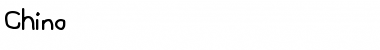 Chino Font