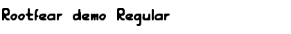 Rootfear (demo) Regular Font