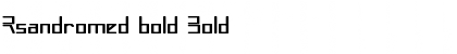 Download Rsandromed bold Font