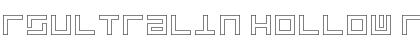 Download Rsultralin Hollow Font Download Rsultralin Hollow Font