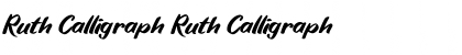 Download Ruth Calligraph Font Download Ruth Calligraph Font