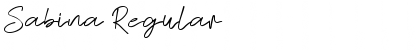 Sabina Regular Font Sabina Regular Font