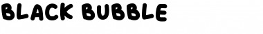Download BLACK BUBBLE Font