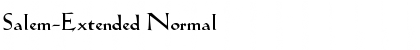 Salem-Extended Normal Font