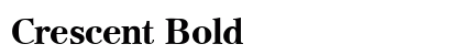 Crescent Bold Preview