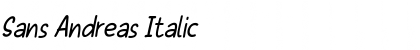 Download Sans Andreas Font