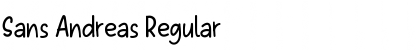 Download Sans Andreas Font