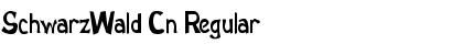 SchwarzWald Cn Font