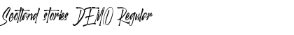 Download Scotland stories DEMO Font Download Scotland stories DEMO Font