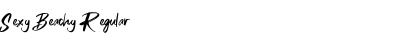 Sexy Beachy Font