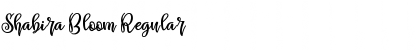 Shabira Bloom Font