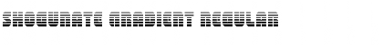 Shogunate Gradient Font