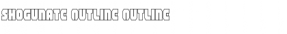 Shogunate Outline Font
