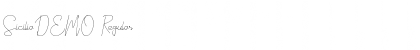 SiciliaDEMO Font