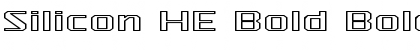 Silicon HE Bold Font